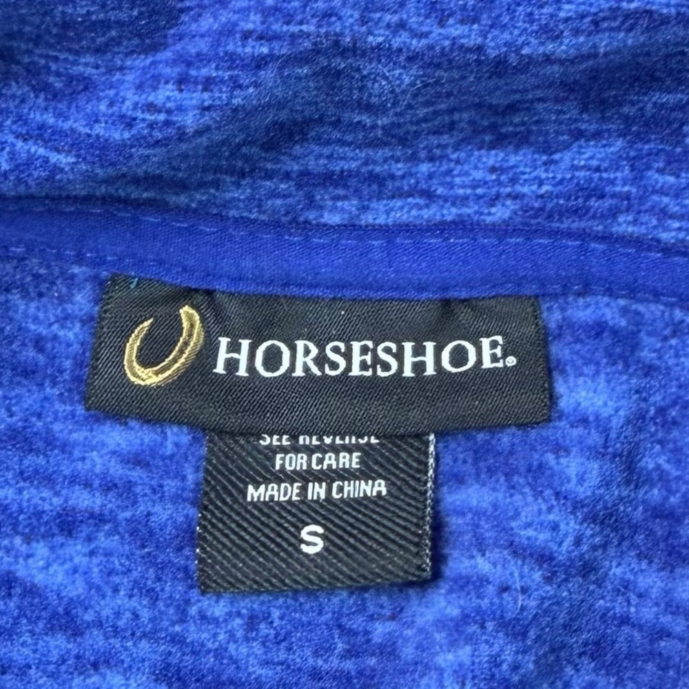 Horseshoe Casino Royal Blue & White Logo Full Zip Fleece Jacket - Size Small - Picture 8 of 14